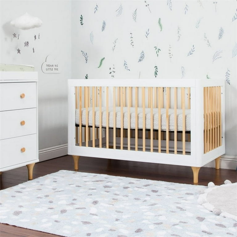 Babyletto Lolly 3 In 1 Convertible Crib with Toddler Rail in