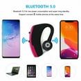 thumbnail image 2 of In Ear Mono Wireless Earpieces with Mic and Music for BLU Bold N1,G9 Pro, G9, Vivo XL, Vivo 5, BLU Vivo 6, BLU Pure XR (Pink), 2 of 6