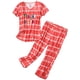 thumbnail image 1 of Pijama de dibujos animados lindo para mujer, conjunto de ropa de dormir informal de 2 piezas, ropa de dormir Xemadio CJWUS-4891, 1 of 6