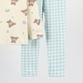 thumbnail image 7 of Gubotare Kids Long Sleeve Pajamas Girls Girls Tie Dye Fall Pajamas Long Sleeves 2-Piece PJ Set Cute Jammies Size 6-7 (Sky Blue,6-7 Years), 7 of 7