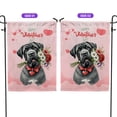 thumbnail image 2 of Happy Valentine's Day Cane Corso holding flowers Garden Flag 12x18in Double Sided Italian Mastiff Dog Lover Gifts Idea Outdoor Decor - 3005, 2 of 5