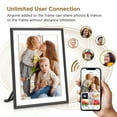 thumbnail image 4 of NUSICAN Digital Photo Frames, 10.1 inch Electric WiFi Digital Picture Frame with 32GB Memory, HD IPS Touch Screen, Auto Rotate, Wall Mountable, Easy Setup and Share Picture |Video via Free Uhale App, 4 of 11