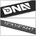 thumbnail image 3 of DNA Motoring 12-Inch Flexible Carbon Steel Hacksaw Blades, 24 TPI, 10-Pack, 3 of 5