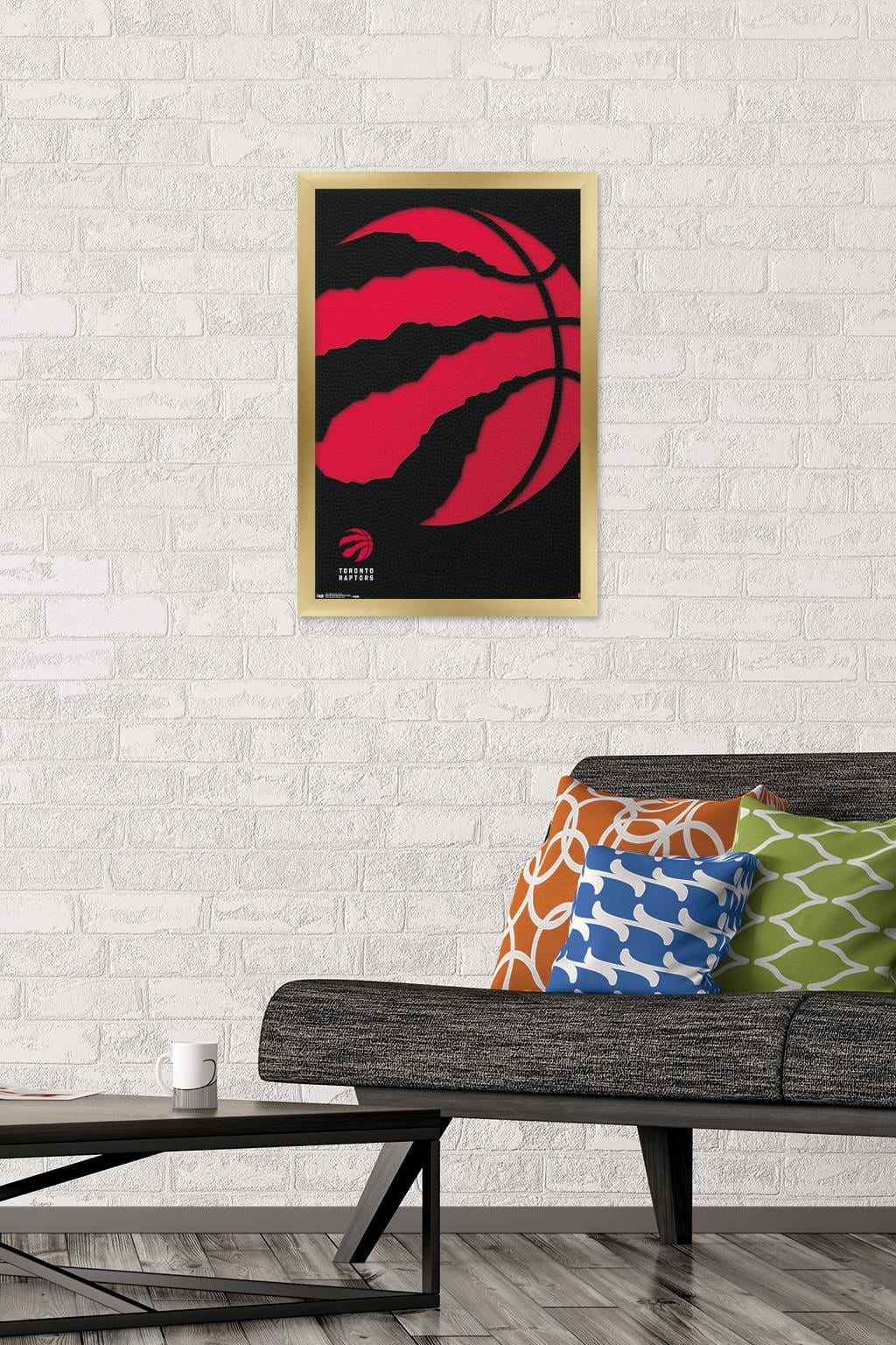 NBA Toronto Raptors - Logo 18 Wall Poster, 14.725" x 22.375", Framed