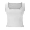 thumbnail image 7 of Jerdar Women's Sleeveless Scoop Neck Ribbed Tank Tops Lightweight Fitted Cami Tee Shirts L, 7 of 7