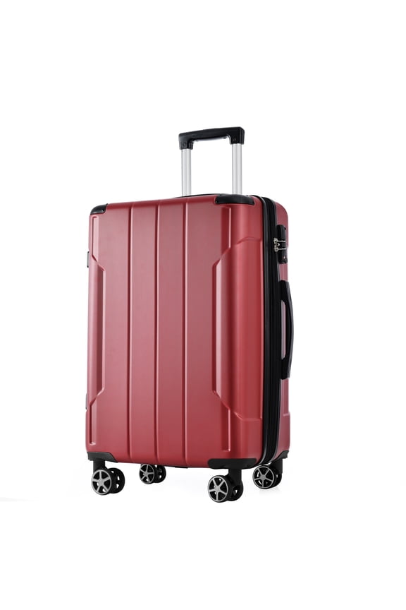 Carry on Luggage 24 inch, ABS+PC Lightweight 65L Capacity Hardshell Suitcase with TSA Lock & Wheels for Travel Trip