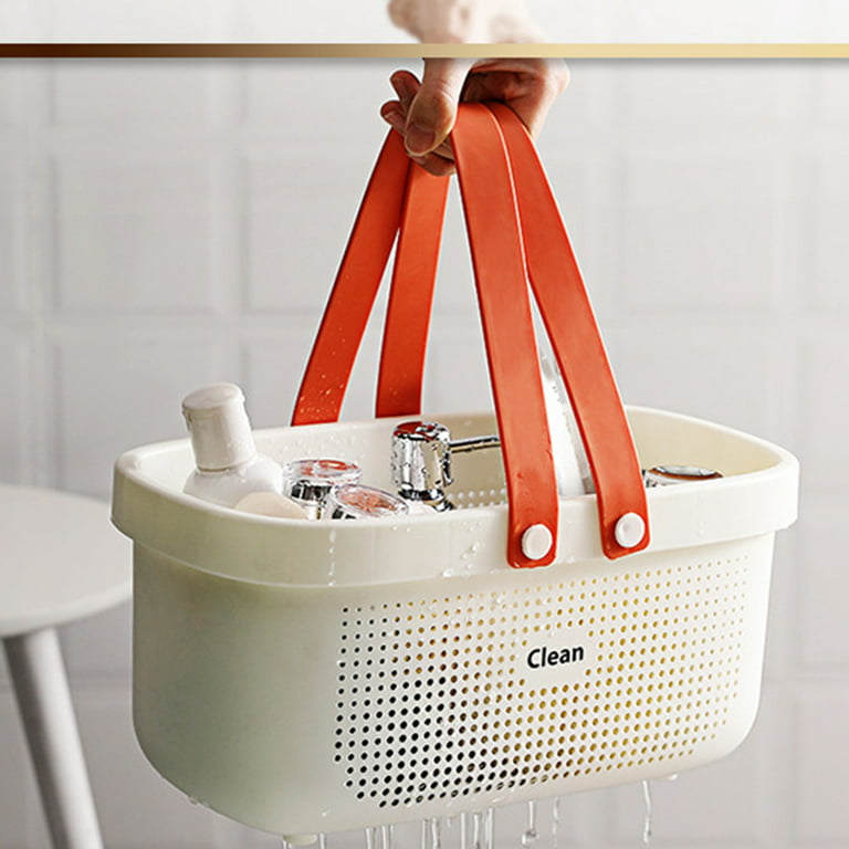Portable Shower Caddy Organizer, Plastic Storage Tool Box With Handle For  Bathroom, Bedroom, Kitchen, College Dorm, Garden, Under Sink