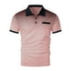 thumbnail image 5 of Ceisia Men's Polka Dot Gradient Short Sleeve Polo Shirt Casual Summer Top Pink M Gifts, 5 of 7