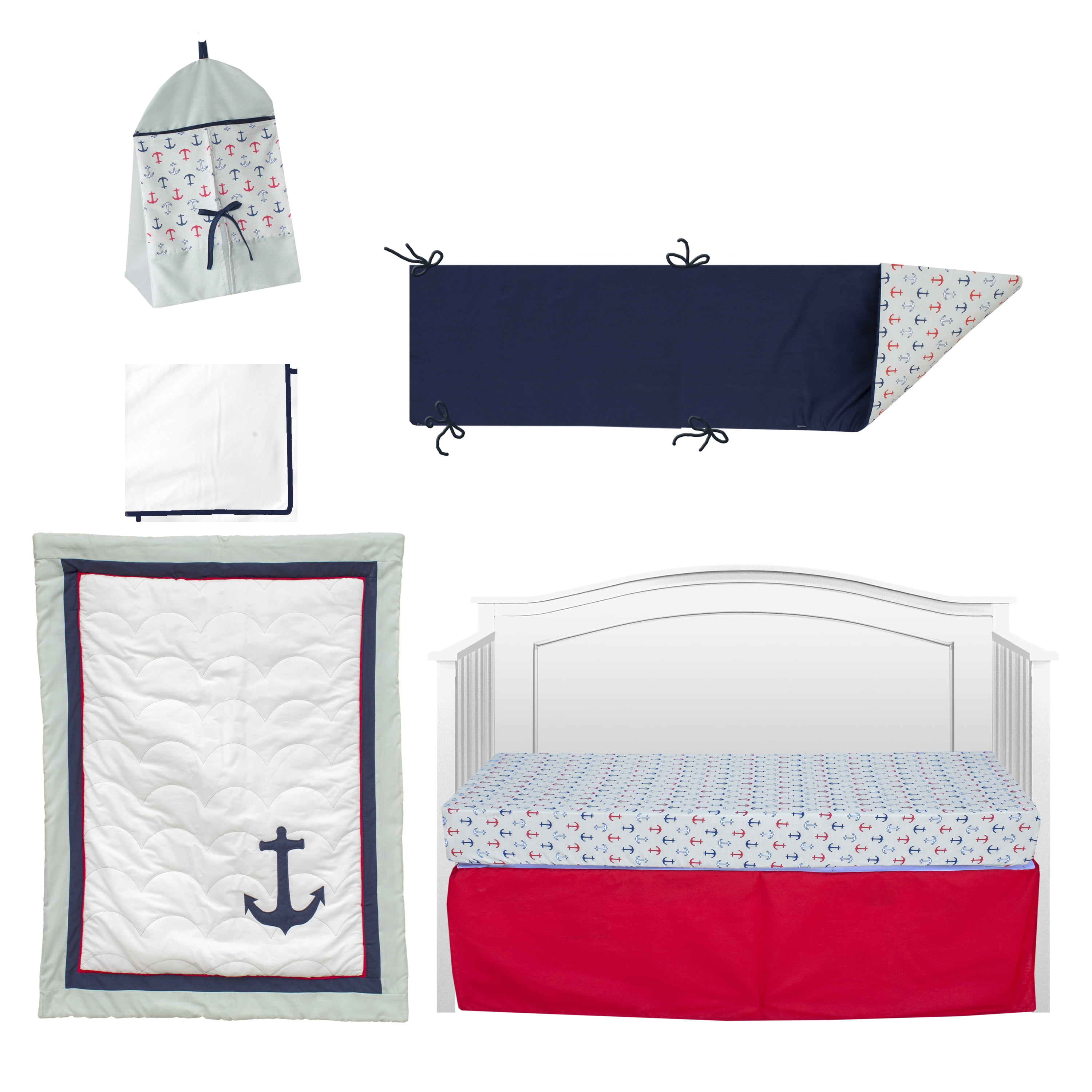 anchor crib bedding walmart