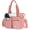 Pink, variant on Tote Bag for Women Canvas Tote Bags Handbags for Women Crossbody Bag with Multiple Pockets