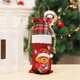thumbnail image 1 of Bolsas para Botellas de Vino Ganfancp Muñeco de Nieve Papá Noel Decoración de Navidad Mesa 1X Adorno de muñeca, 1 of 2