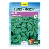 Ferry-Morse 270MG Basil Sweet Annual Herb Seeds, Full Sun