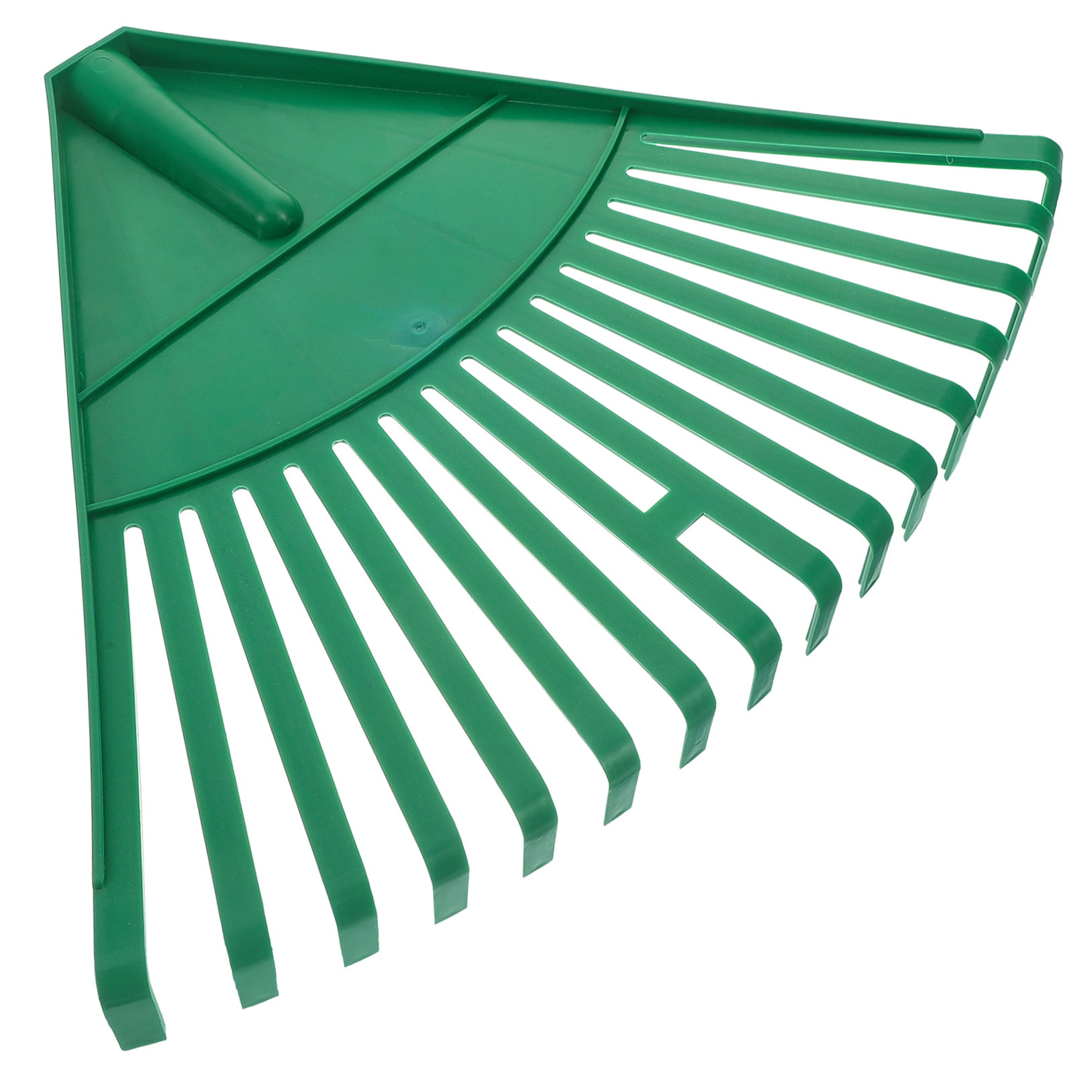 Garden Leaf Rake Rakes for Lawns Heavy Duty Adjustable Short Handled Weeding Green