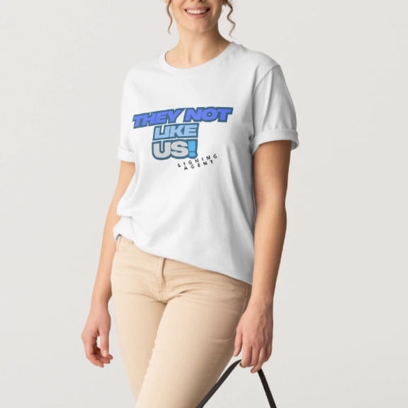 Notary Signing Agent T-Shirt – “They Not Like Us” Funny Signing Agent Notary Public Shirt, Unisex Cotton Tee