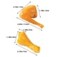 thumbnail image 4 of KAKOWELY 1 juego de patas de pollo frito falsas, patas de pato, simulación de comida artificial, modelo de comida falsa, accesorios de comida falsa, 4 of 4
