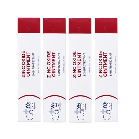 Dynarex Zinc Oxide Ointment Tube, 2 oz (Pack of 4)