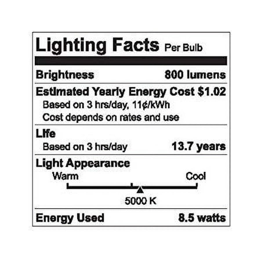 GE Refresh 60-Watt EQ A19 Daylight Dimmable LED Light Bulb (8-Pack)