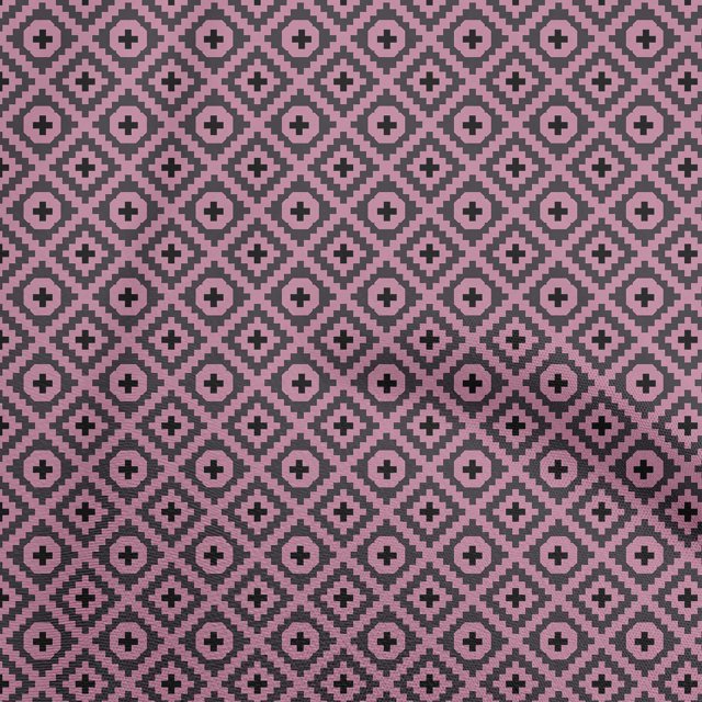 oneOone Velvet Pink Fabric Geometric Craft Projects Decor Fabric Printed By The Yard 58 Inch Wide-02