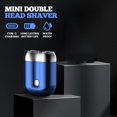thumbnail image 4 of Afeitadora Eléctrica de Doble Cabezal, Portátil y de Viaje para Hombres., 4 of 5