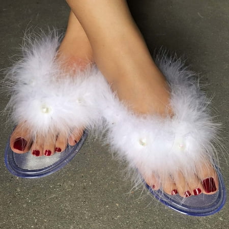 

HOMBOM Women Slippers Women s Summer Flip Flops Flashing Diamond Jelly Flip-Flops Shoes Flat Slippers