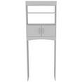 thumbnail image 4 of Malta Over The Toilet Cabinet in White - Engineered Wood, 4 of 6