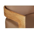 thumbnail image 5 of Crafters and Weavers Eclipse Outdoor Solid Teak Wood Revolving Chair in Brown, 5 of 5