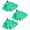 Green, variant on 3 Pack Microfiber Cloth Mop Refills Compatible with O Cedar, Washable Mop Replacements for Wet and Dry Use (Blue)