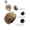 thumbnail image 3 of Luxtrada Thick Fluffy Russian Cap Faux Fur Headband Hat Winter Earwarmer Ski Hats, 3 of 6