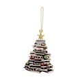 thumbnail image 3 of Colgante de árbol de libros,Adorno para árbol de Navidad con forma de libro,Colgante decorativo acrílico con forma de pila de libros,Adorno colgante para estantería,regalo para amantes de, 3 of 8