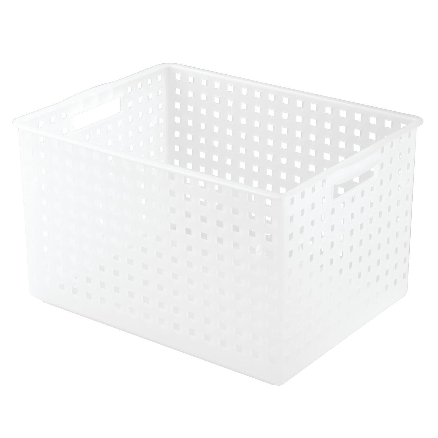 Home Concepts White Wide Storage Basket with Dividers - Shop Storage Bins  at H-E-B