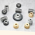 thumbnail image 5 of #45 Steel Worm Gear Set 20T 1.5 Module 20:1 Reduction Rate, Right Rotation Drive Gear Box ( Gear-10mm Bore 33 mm OD, Rod 12mm Bore), 5 of 6