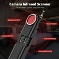 thumbnail image 2 of Hidden Camera Detector - 2025 Camera Detector, Hidden Device GPS Detector, Bug Detector, Rf Wireless Signal Scanner, Camera Detector for Hotels, Home, Office, 5 Levels Sensitivity (Black), 2 of 7