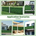 thumbnail image 7 of ODTORY Artificial Grass Wall, 10"X10" 12Pcs Boxwood Hedge Wall Panels UV-Anti Grass Backdrop Wall Decor, Greenery Privacy Hedge Screen for Indoor Outdoor Patio Balcony, Party Garden Fence (8.4 sq ft), 7 of 7