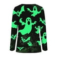 thumbnail image 4 of Halloween Shirts for Women Long Sleeve T-Shirts Funny Graphic Print Casual Loose Comfy Crewneck Tunic Tops Women Fall Outfit, 4 of 4
