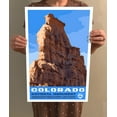 thumbnail image 4 of Colorado National Monument Vintage Travel Poster / Postcard WPA Style Retro, 4 of 4