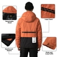 thumbnail image 6 of LEDUNTINO Men's Winter Jacket With Hood Water-Resistant Casual Coat Composite Fleece-Lined Outdoor Apparel For Cold Weather, 6 of 7