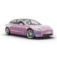 thumbnail image 6 of Rwraps Star Spangled Americana Painted Flag Matte Vinyl Film Wrap 59in x 6in Vinyl Vehicle Car Film, 6 of 9
