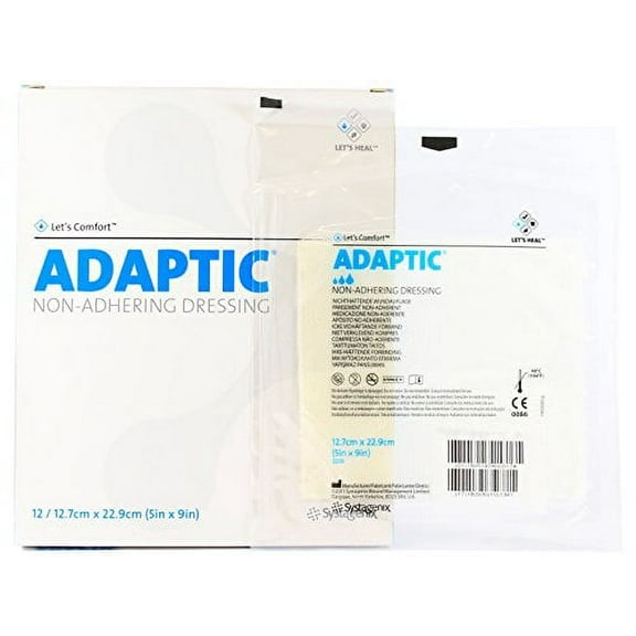 3 Set of 12 Count - ADAPTIC Non-adhering Dressing 5" x 9"