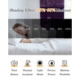 thumbnail image 5 of Purple Abstract Blackout Curtains 63 Inches Long for Bedroom, Modern Mottled Art Oil Painting Thermal Insulated Room Darkening Black Out Window Curtain Panels Grommet Drapes for Living Room, 5 of 8