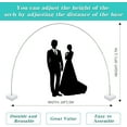 thumbnail image 4 of Balloon Arch Kit with Base，PONAMFO Adjustable Balloon Arch with Water Fillable Base, Table Stand, Balloon Clips, Balloon Pump for 2023 Gradution Party Birthday Wedding DecoraitoDecorationsGraduationns, 4 of 6