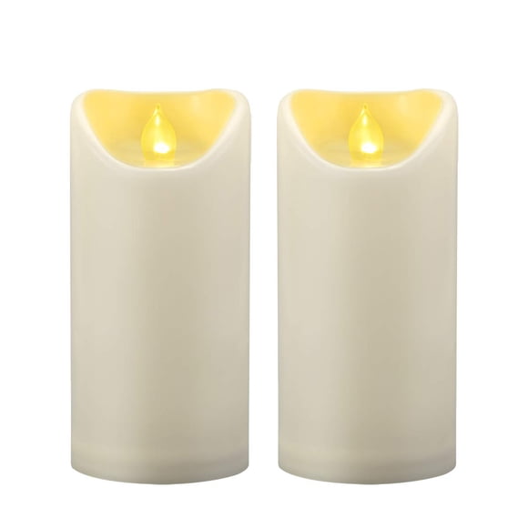 Velas LED sin llama CANDLE IDEA, impermeables, 3 x 6 pulgadas