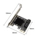 thumbnail image 3 of Tarjeta Pcie Sata Tarjeta Pcie Sata Adaptador SATA PCIe 4 puertos SATA III a PCI Express 3.0 X1 Tarjeta de expansión, 3 of 7