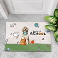 thumbnail image 4 of Hardworking Afghan Hound Ready Back to School New Year Classes Doormat Dog Lover Indoor Outdoor Welcome Mat - 12011, 4 of 5