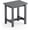 Dark Gray, variant on Outdoor Side Table, HDPS Small Outdoor Adirondack Side Tables, Outside End Table for Patio, Porch, Deck, Pool, Weather Resistant/Easy Maintenance