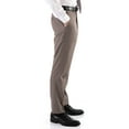 thumbnail image 6 of Ferrecci Men's Mason Sand Wool Slim Fit Notch Lapel 2 Piece Suit with Matching Flat-Front Dress Pants (44 Long), 6 of 7