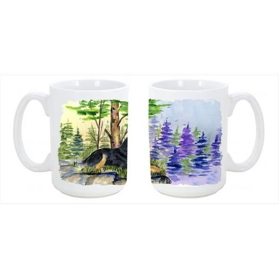 Tibetan Mastiff Dishwasher Safe Microwavable Ceramic Coffee Mug 15 oz.