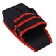 thumbnail image 4 of Bolsa de cintura para herramientas, bolsa de herramientas de cintura de tela Oxford resistente para electricista, técnico, trabajo de mantenimiento eléctrico, color rojo, 4 of 12