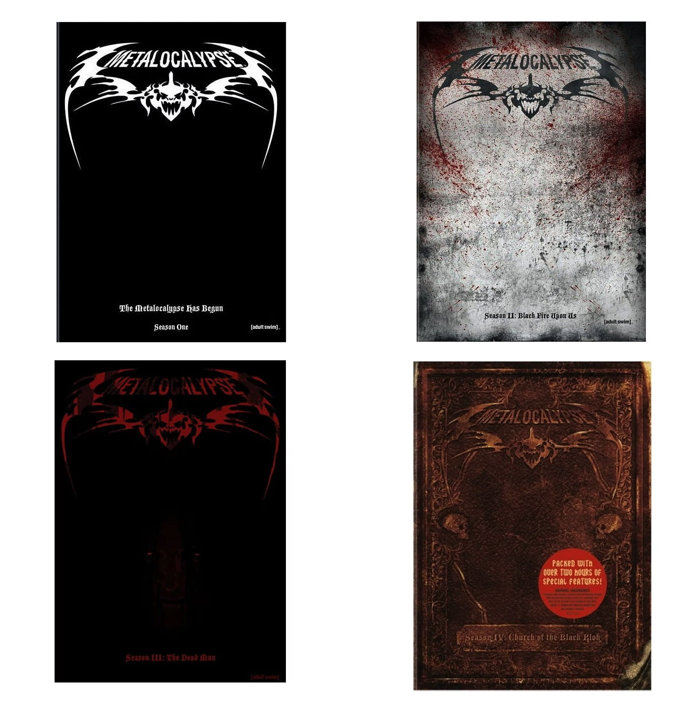 Metalocalypse Complete Series Season 1-4 (DVD) - Horror Anime TV
