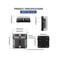 thumbnail image 3 of Speravity 19 piezas 1 en 6 caja de fusibles tipo conexión de tornillo Caja de fusibles positiva y negativa independiente del automóvil con indicador LED Vehículos, repuestos y accesorios Mis Speravity VI006765-00, 3 of 5