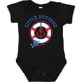 thumbnail image 3 of Inktastic Nautical Little Brother Boys Baby Bodysuit, 3 of 5